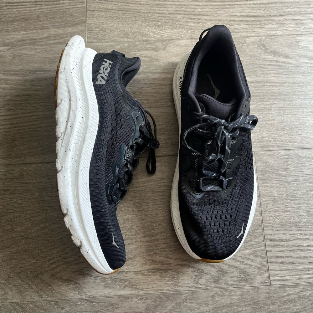 Hoka Kawana 2 Black and White Athletic Shoes Size 9.5 Women’s